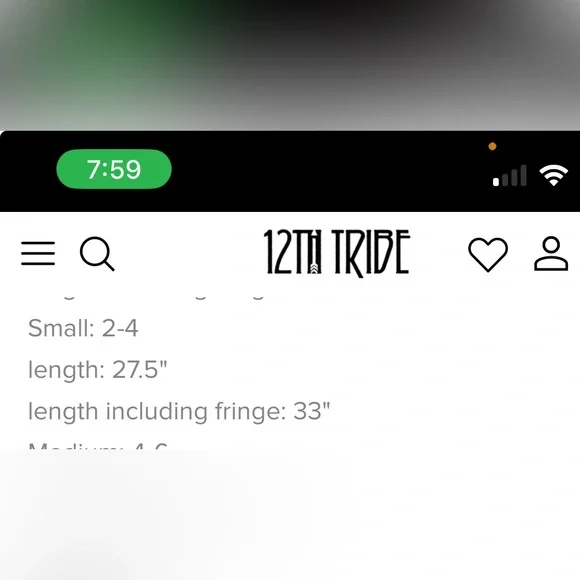 Like Gold Dust White Sequin Fringe Dress 12th Tribe - Picture 8 of 8